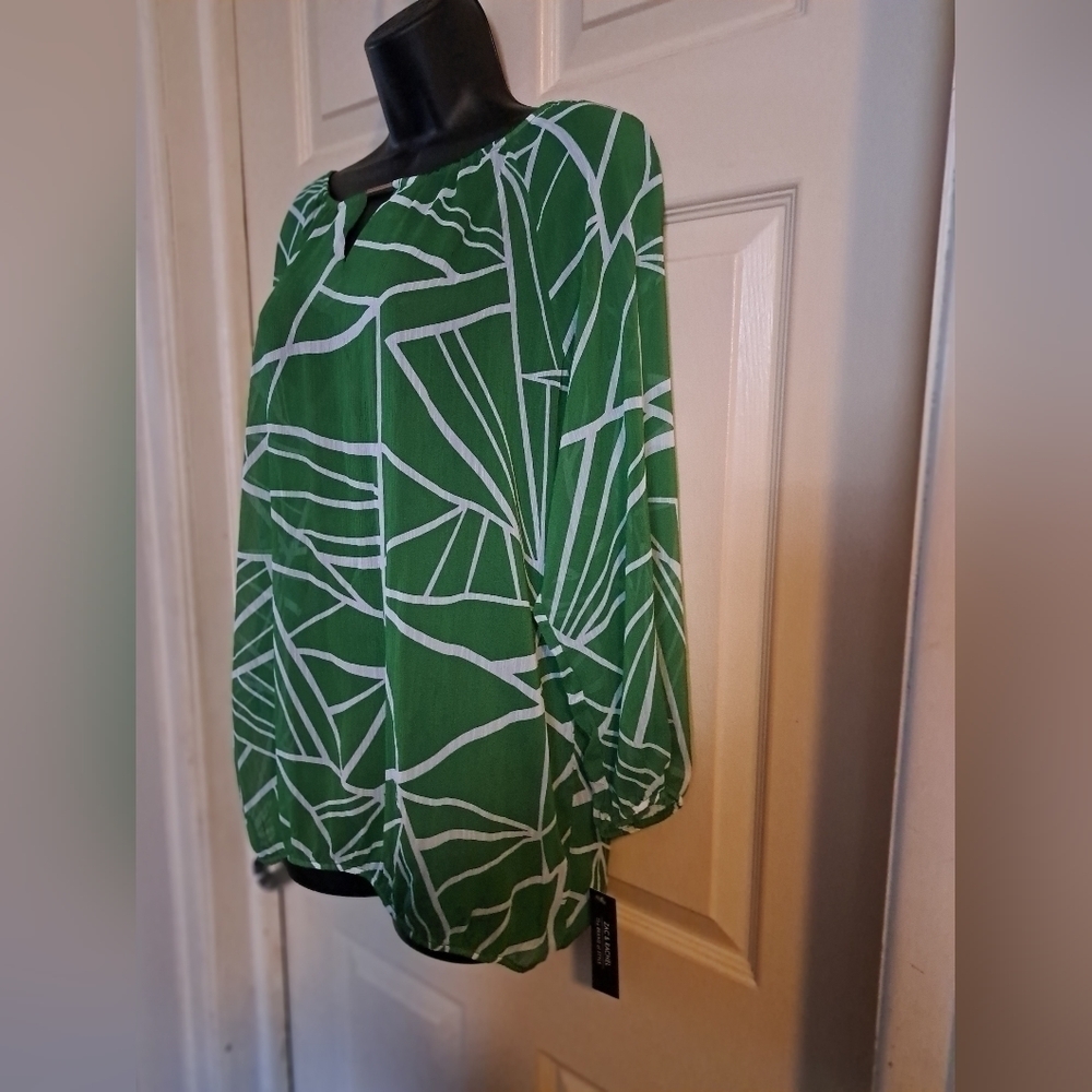 Zac&Rachel XL sheer blouse - Picture 2 of 7